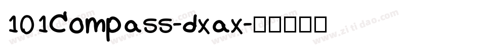 101Compass-dxax字体转换