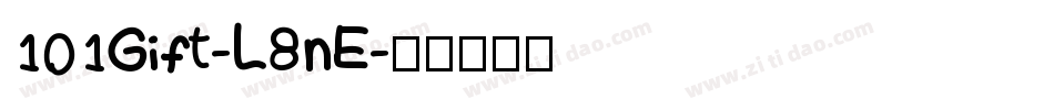101Gift-L8nE字体转换