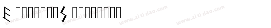 EtruscanStd字体转换