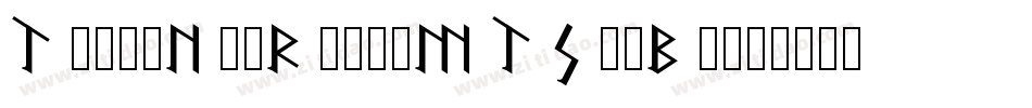 TimesNewRomanMTStdBo字体转换