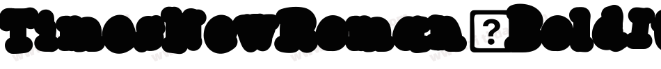 TimesNewRoman-BoldItalic字体转换