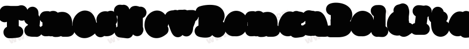 TimesNewRomanBoldIta字体转换