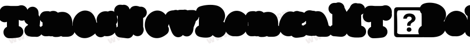 TimesNewRomanMT-BoldCond字体转换