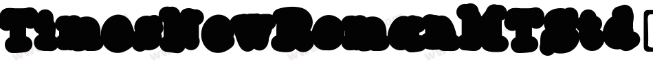 TimesNewRomanMTStd-BoldCond字体转换
