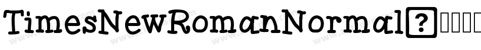 TimesNewRomanNormal字体转换