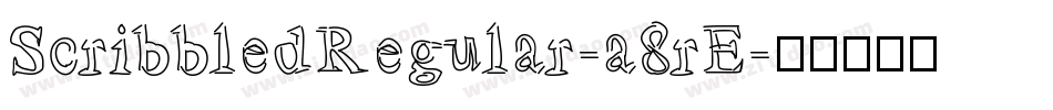 ScribbledRegular-a8rE字体转换