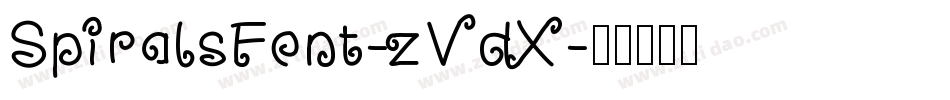 SpiralsFont-zVdX字体转换