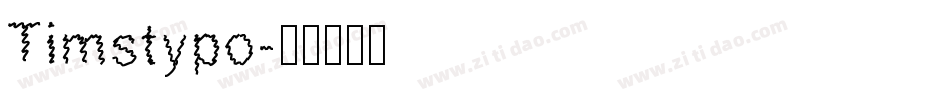 Timstypo字体转换