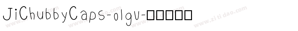 JiChubbyCaps-0lgv字体转换
