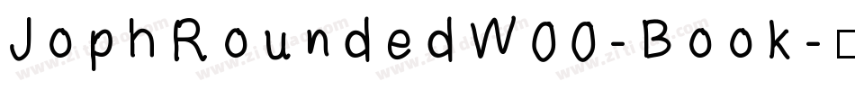 JophRoundedW00-Book字体转换