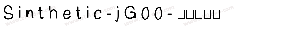 Sinthetic-jG00字体转换