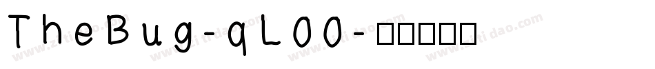 TheBug-qL00字体转换