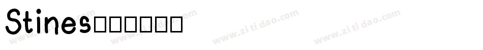 Stines字体转换