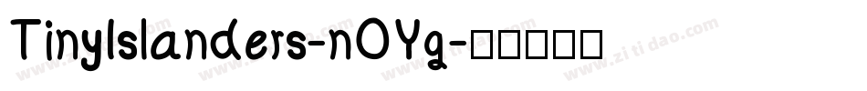 TinyIslanders-nOYg字体转换
