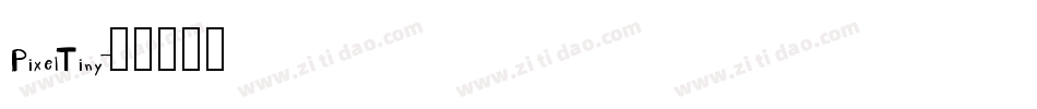PixelTiny字体转换