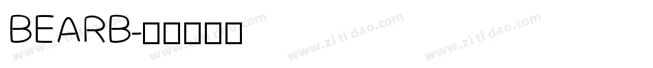 BEARB字体转换