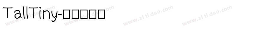 TallTiny字体转换