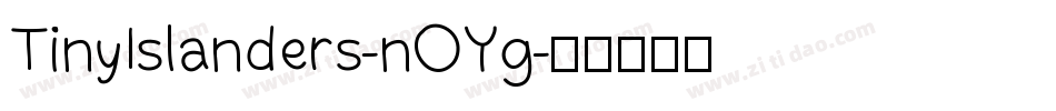 TinyIslanders-nOYg字体转换