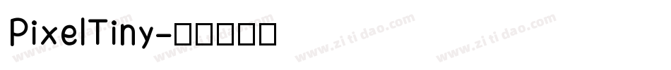 PixelTiny字体转换