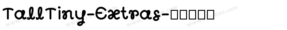 TallTiny-Extras字体转换