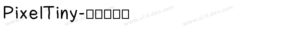 PixelTiny字体转换