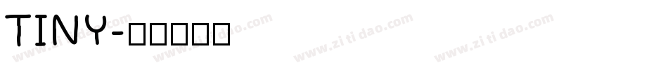 TINY字体转换