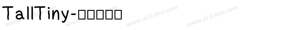 TallTiny字体转换