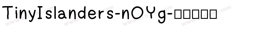TinyIslanders-nOYg字体转换
