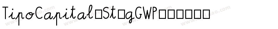 TipoCapital1St-gGWP字体转换