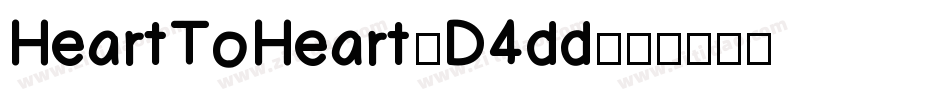 HeartToHeart-D4dd字体转换