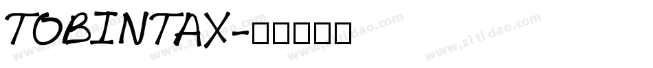 TOBINTAX字体转换