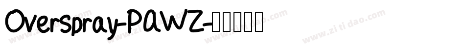 Overspray-PAWZ字体转换