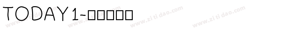 TODAY1字体转换