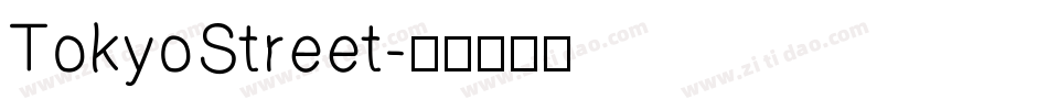 TokyoStreet字体转换