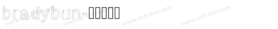 bradybun字体转换