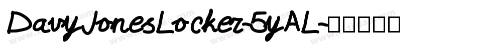 DavyJonesLocker-5yAL字体转换