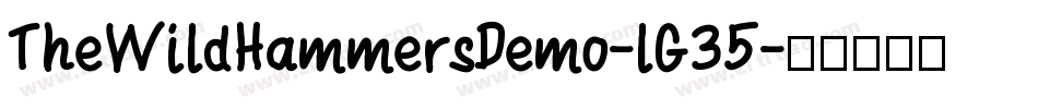 TheWildHammersDemo-lG35字体转换