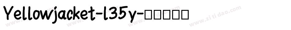 Yellowjacket-l35y字体转换