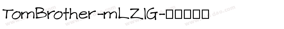 TomBrother-mLZlG字体转换
