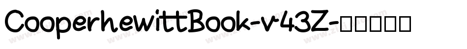 CooperhewittBook-v43Z字体转换