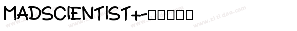 MADSCIENTIST+字体转换