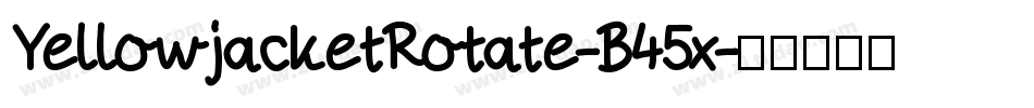 YellowjacketRotate-B45x字体转换