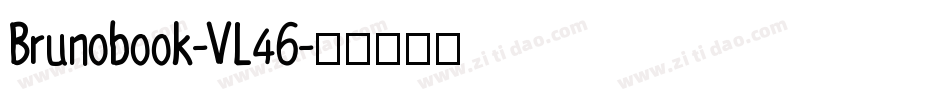 Brunobook-VL46字体转换