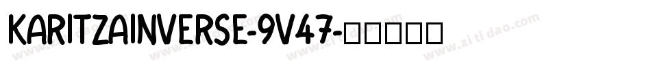 KaritzaInverse-9V47字体转换