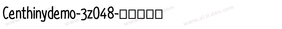 Centhinydemo-3zO48字体转换