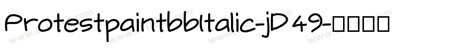 ProtestpaintbbItalic-jD49字体转换