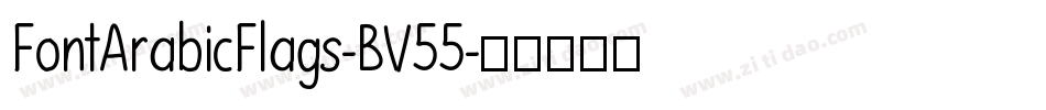 FontArabicFlags-BV55字体转换