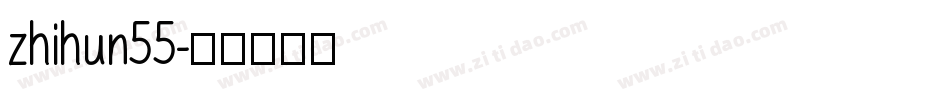 zhihun55字体转换
