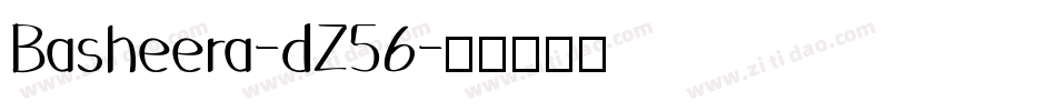 Basheera-dZ56字体转换