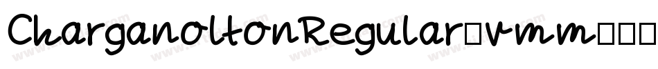 CharganoltonRegular-vmm57字体转换